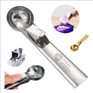 Stainless Steel Ice Cream Scoop with Trigger Release